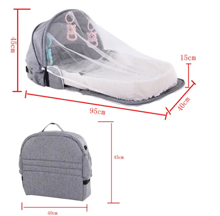 Portable Newborn Baby Bed, Folding Anti-Stress Crib Middle Bed Baby Bassinet, Baby Mosquito Net Travel Bed Portable Newborn Baby Bed, Folding Anti-Stress Crib Middle Bed Baby Bassinet, Baby Mosquito Net Travel Bed